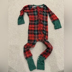 Plaid Toddler One Piece Pajama - Plaid